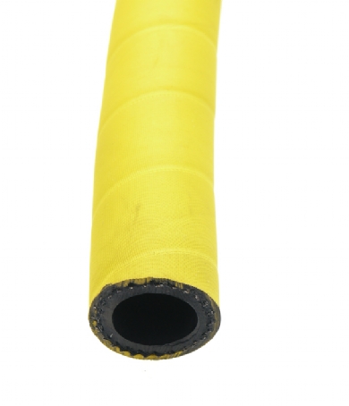 Click to enlarge - High pressure, steel wire reinforced air hose. Also suitable for high pressure water and slurries. This very robust hose would be used on high volume compressors in construction, mines and industrial applications. A hose for use where maximum safety is required.